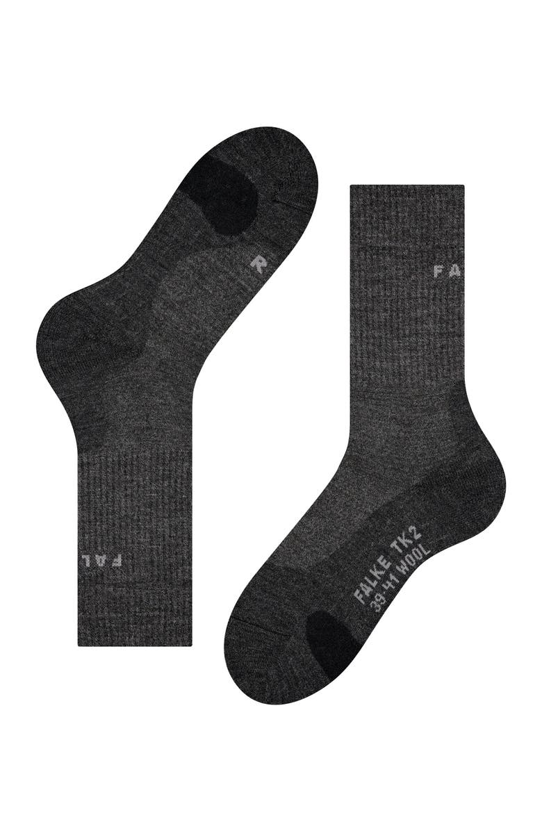 Falke TK2 Explore Wool Hiking Socks, Alternate, color, Smog