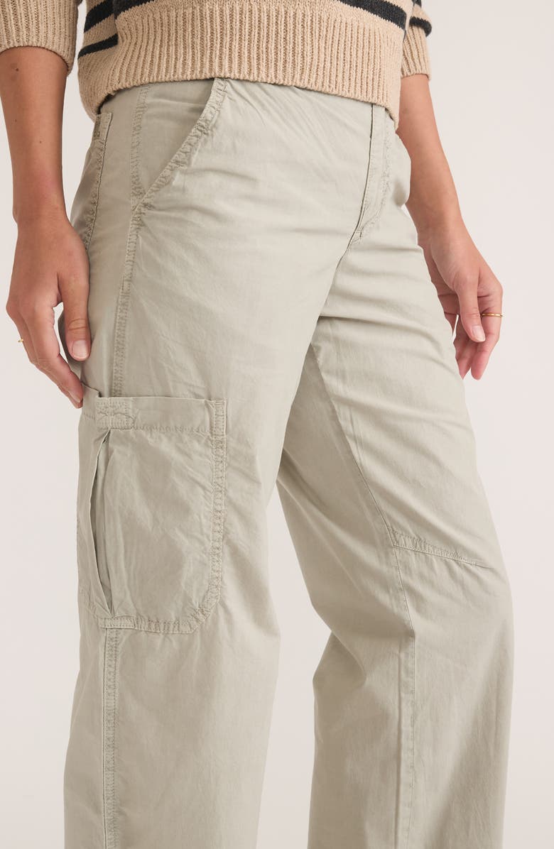 Marine Layer Wide Leg Cargo Pants, Alternate, color, Shadow
