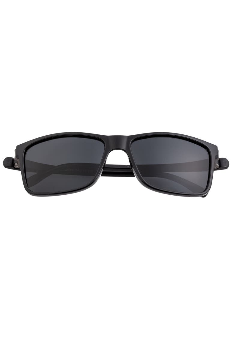 Ellis Polarized Sunglasses, Alternate, color, Gloss Black/Black