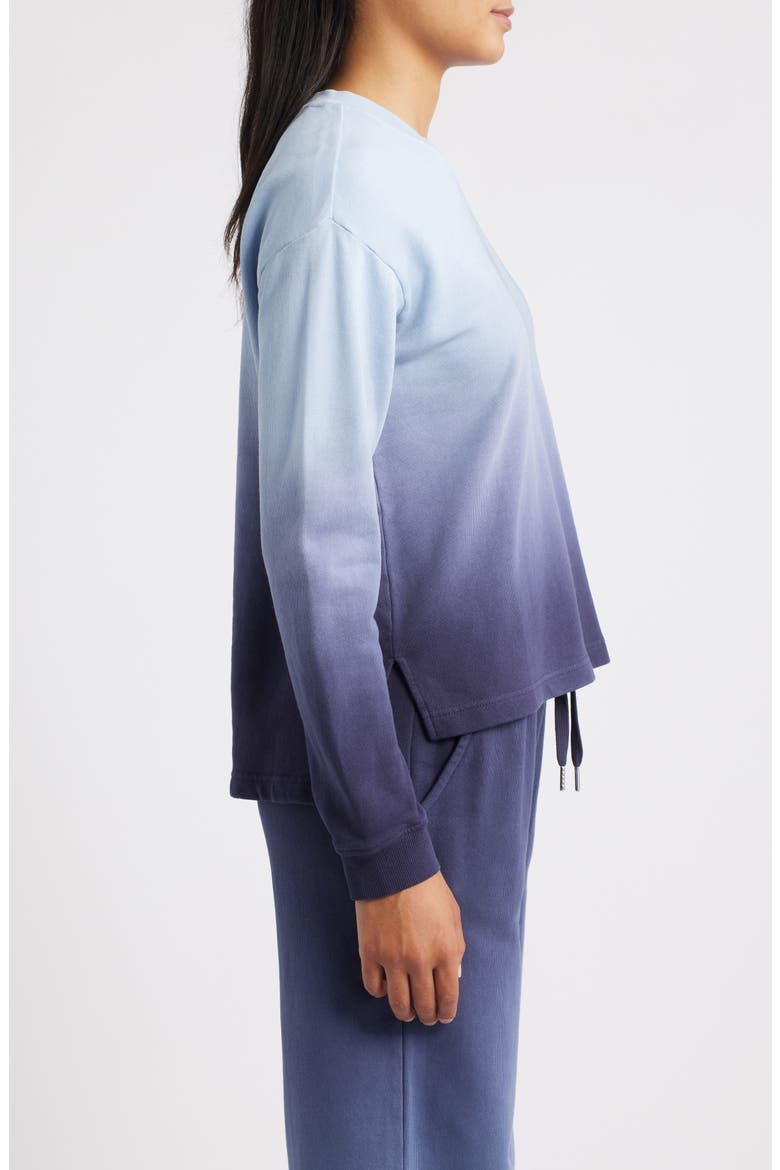 Ombré Sweatshirt, Alternate, color, NAVY
