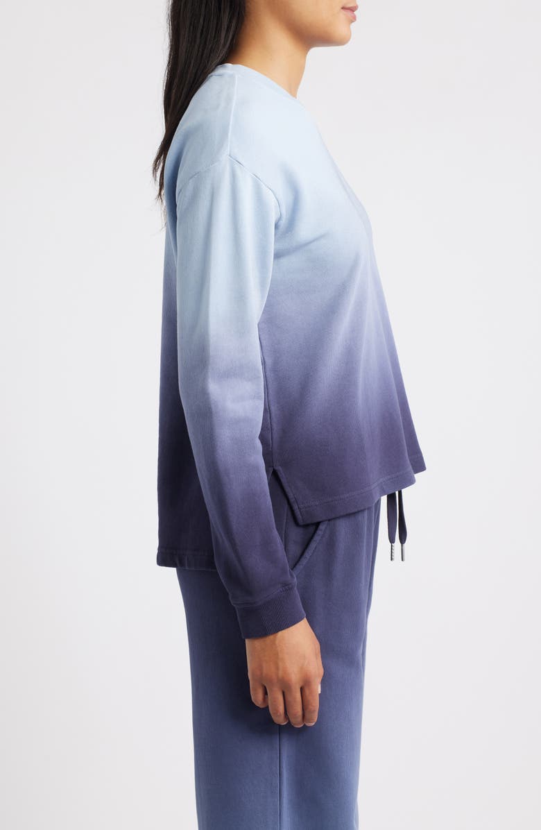 CITY BLUES Ombré Sweatshirt, Alternate, color, Navy