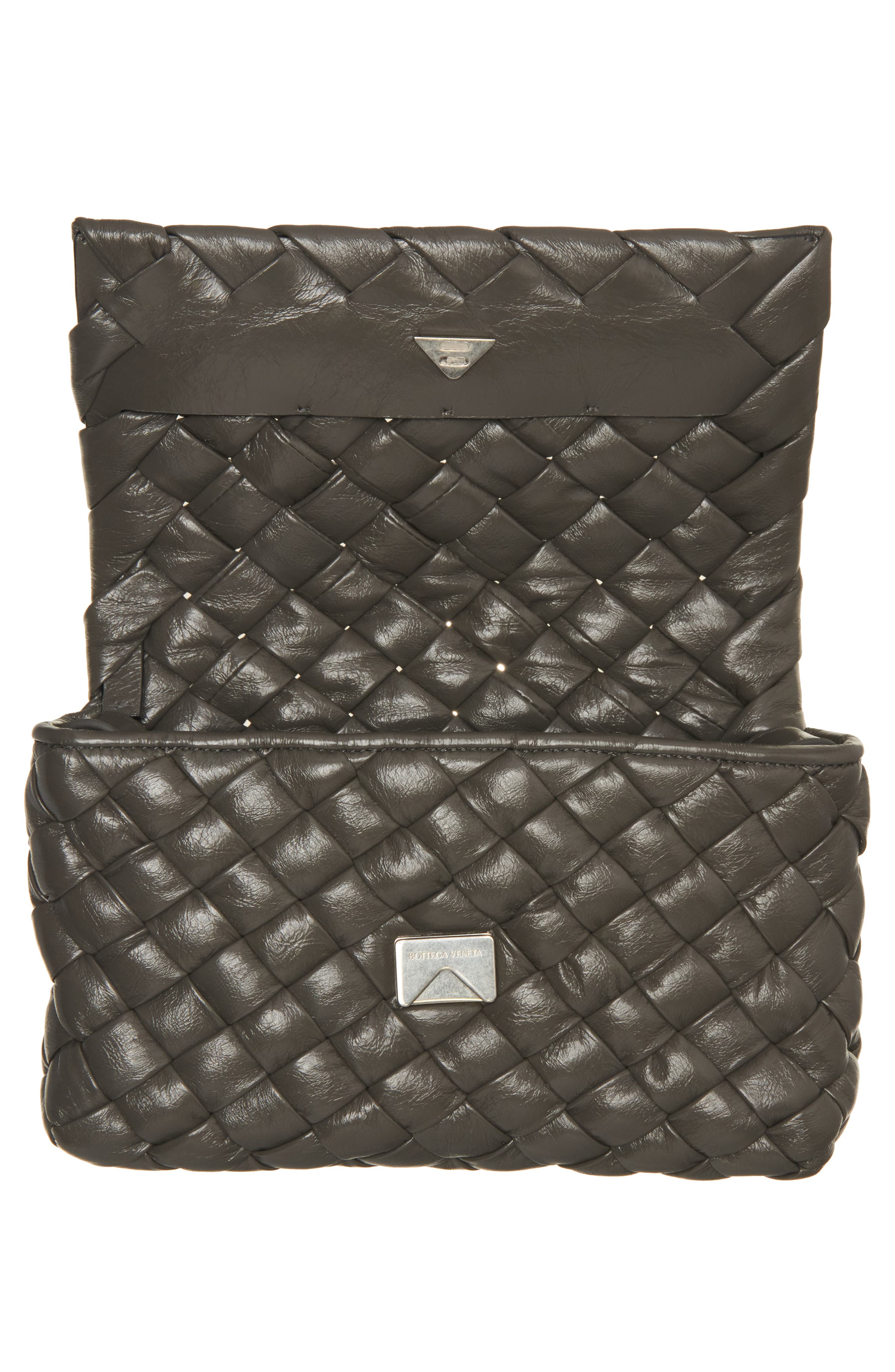 Bottega Veneta Small Rumple Intreccio 2.0 Leather Messenger Bag, Alternate, color, 