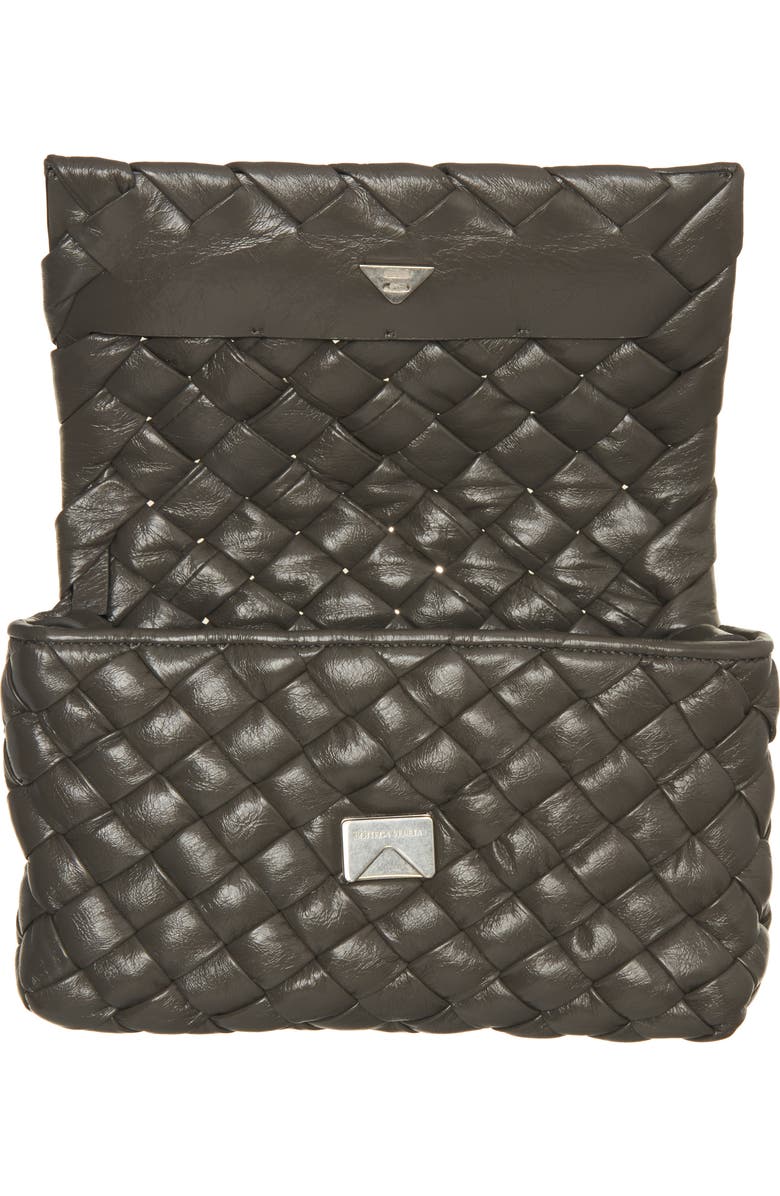 Bottega Veneta Small Rumple Intreccio 2.0 Leather Messenger Bag, Alternate, color,