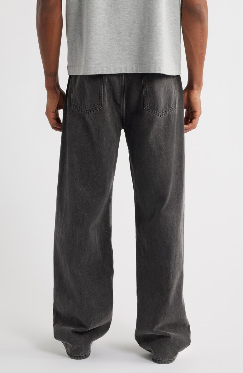 SANTO STUDIO Medici Wide Leg Jeans, Alternate, color, Black Stone Washed