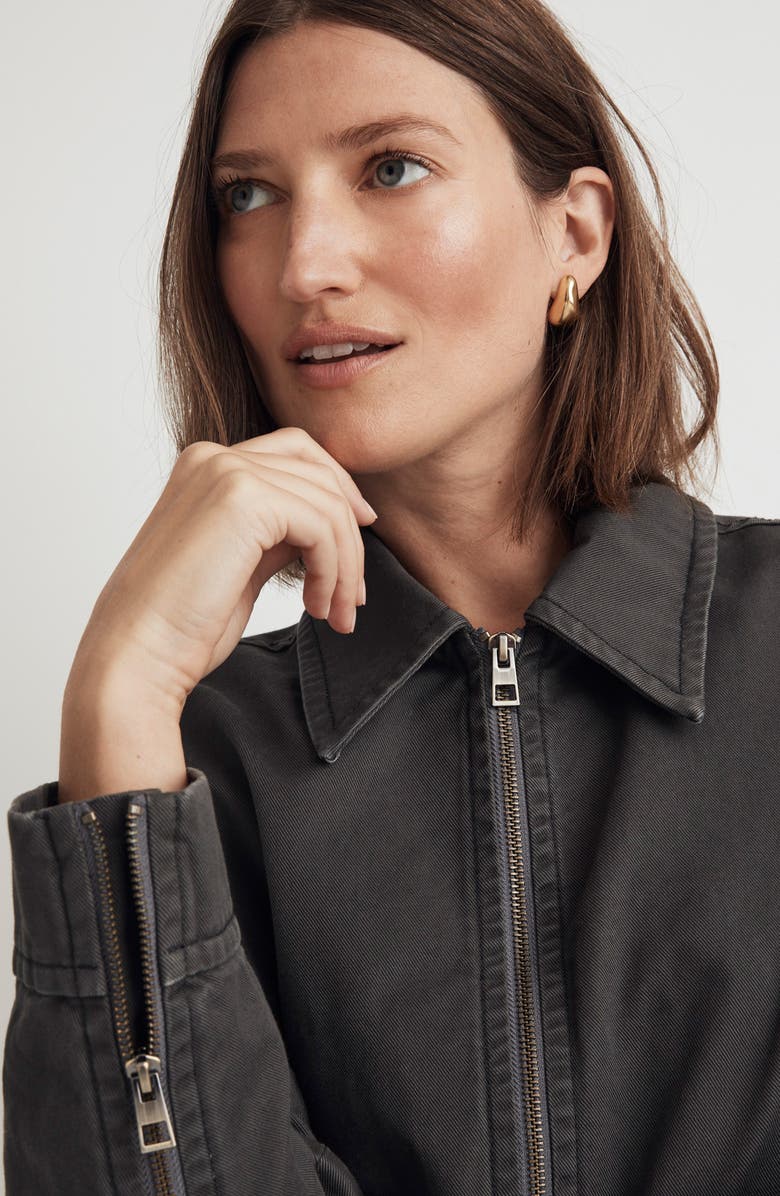 Madewell Crop (Re)generative Chino Utilitarian Jacket, Alternate, color, 