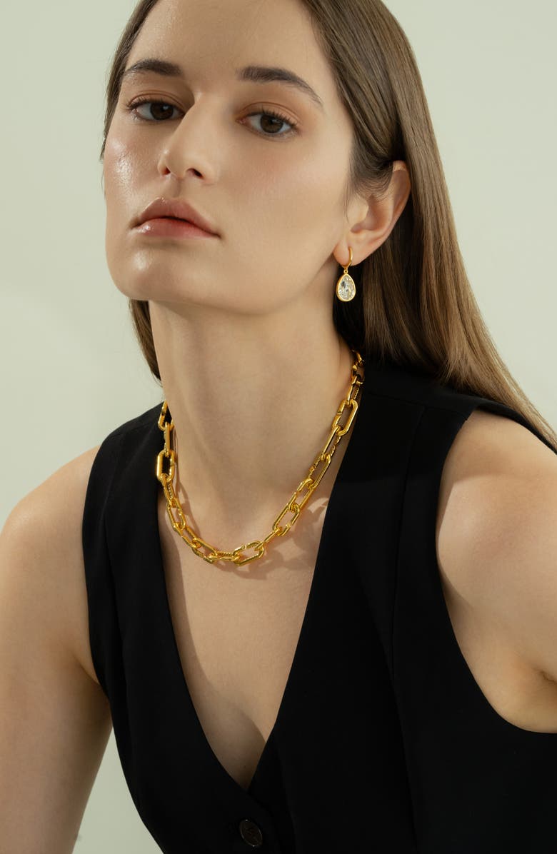 Bearfruit Jewelry Sterling Silver 18k Gold Plated Camille Earrings Holiday Gift Idea, Alternate, color, Gold