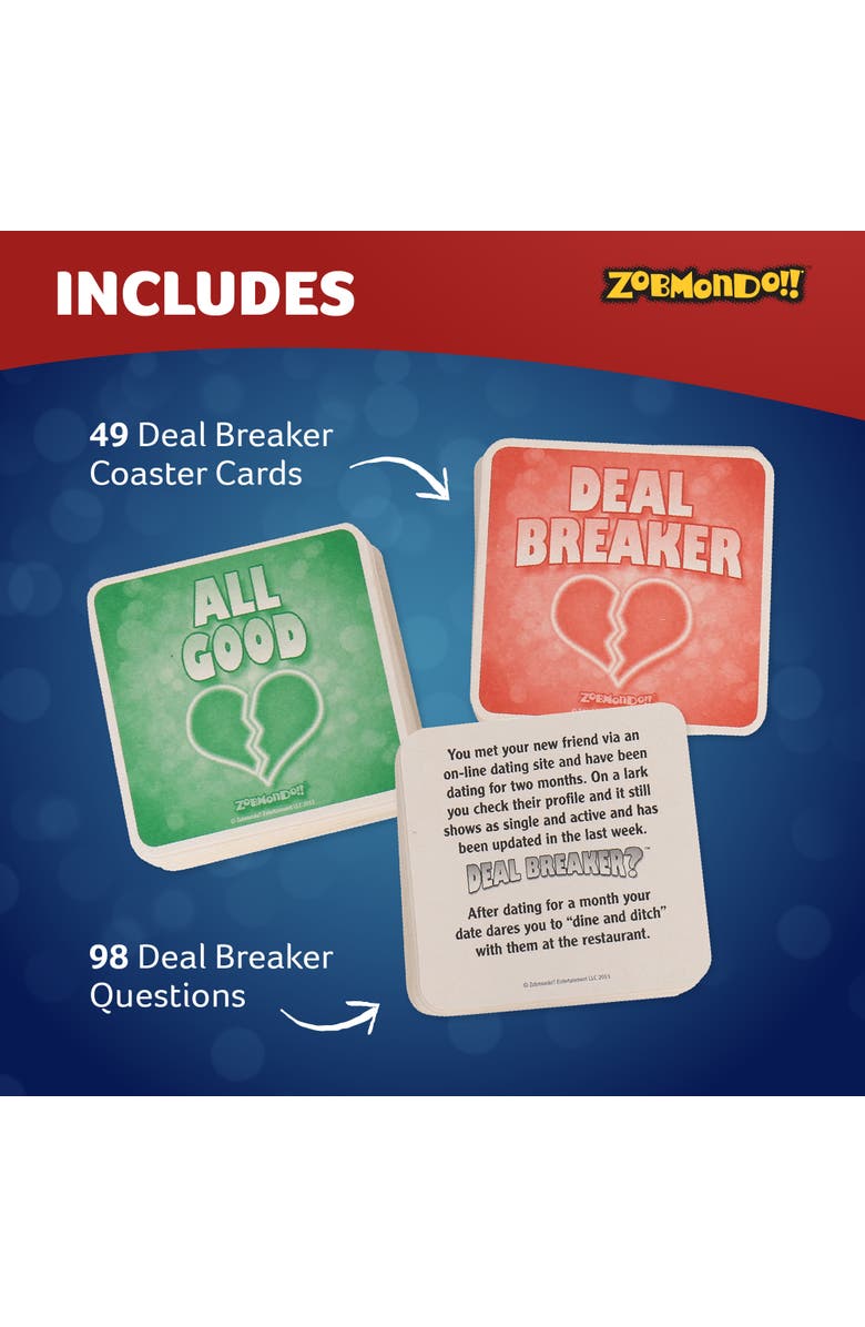 Zobmondo!! Deal Breaker Card Game by Zobmondo!! Adult party dating card game, Alternate, color, Multicolored