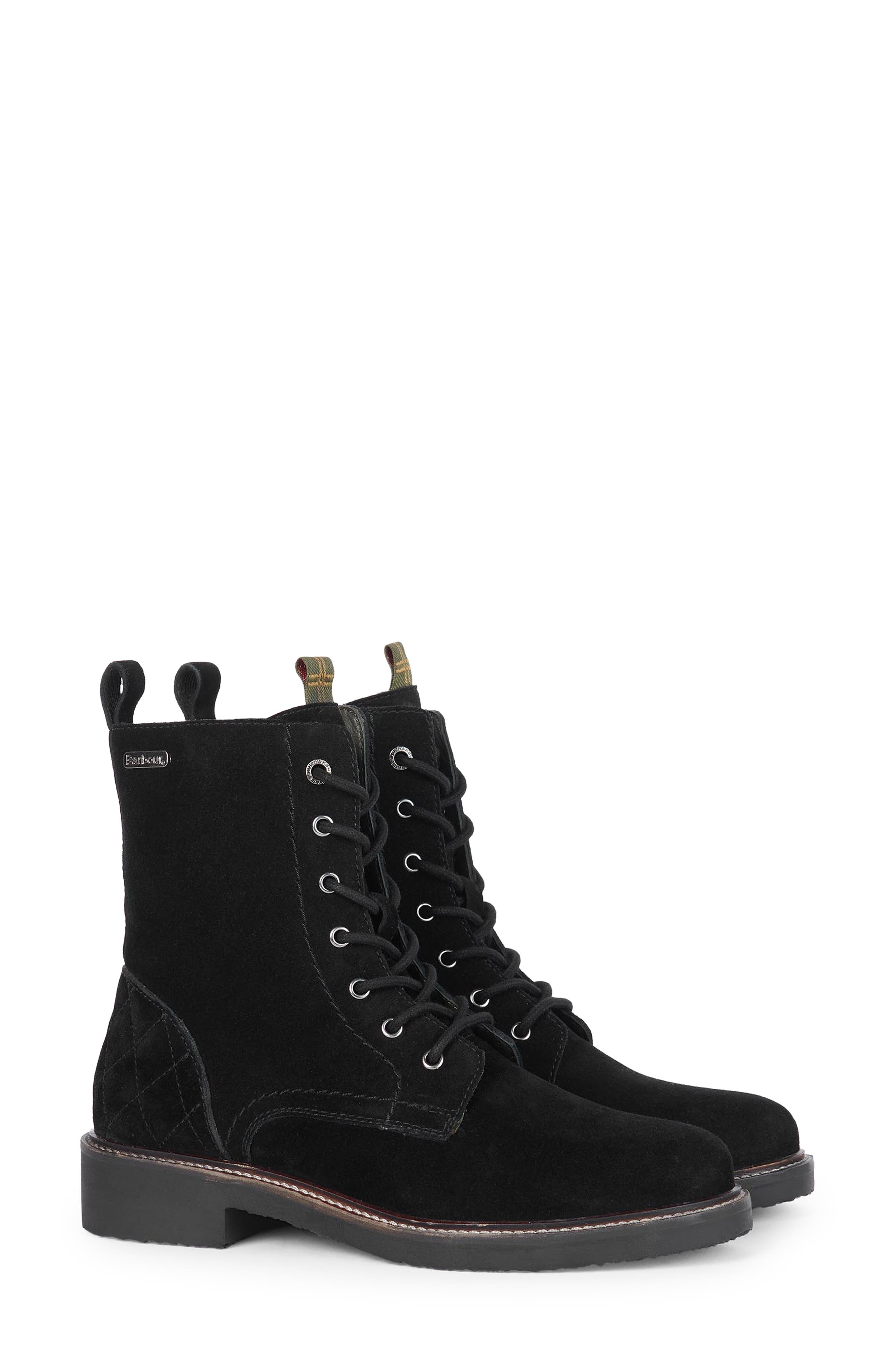 Alexandra Combat Boot, Main, color, BLACK