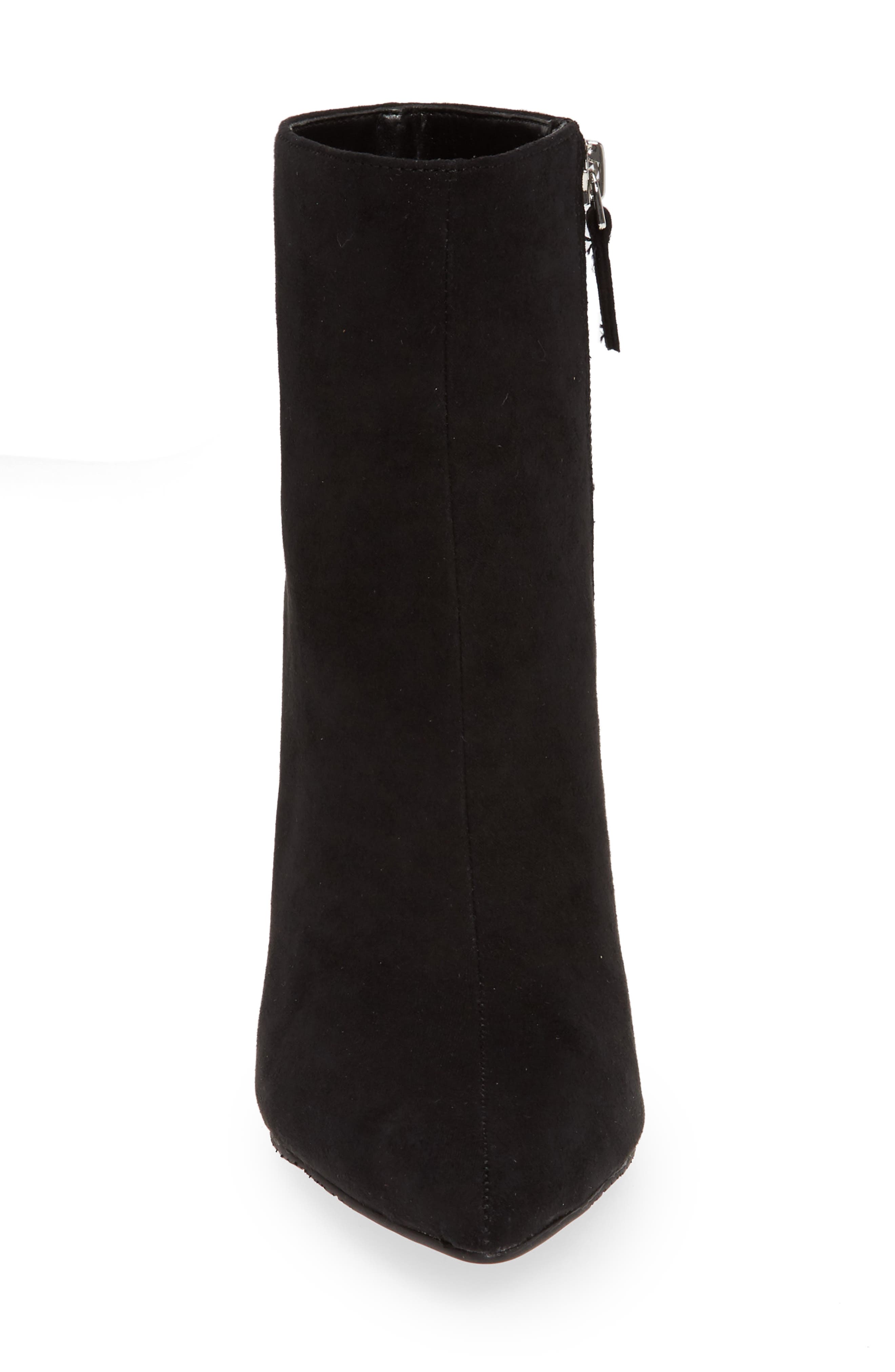 Maisie Bootie, Alternate, color, BLACK FAUX SUEDE