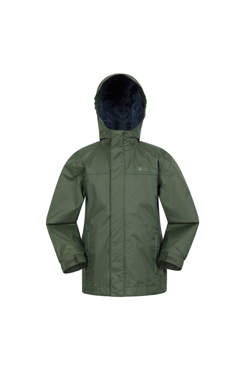Childrens/Kids Torrent Taped Seam Waterproof Jacket, Main, color, Green