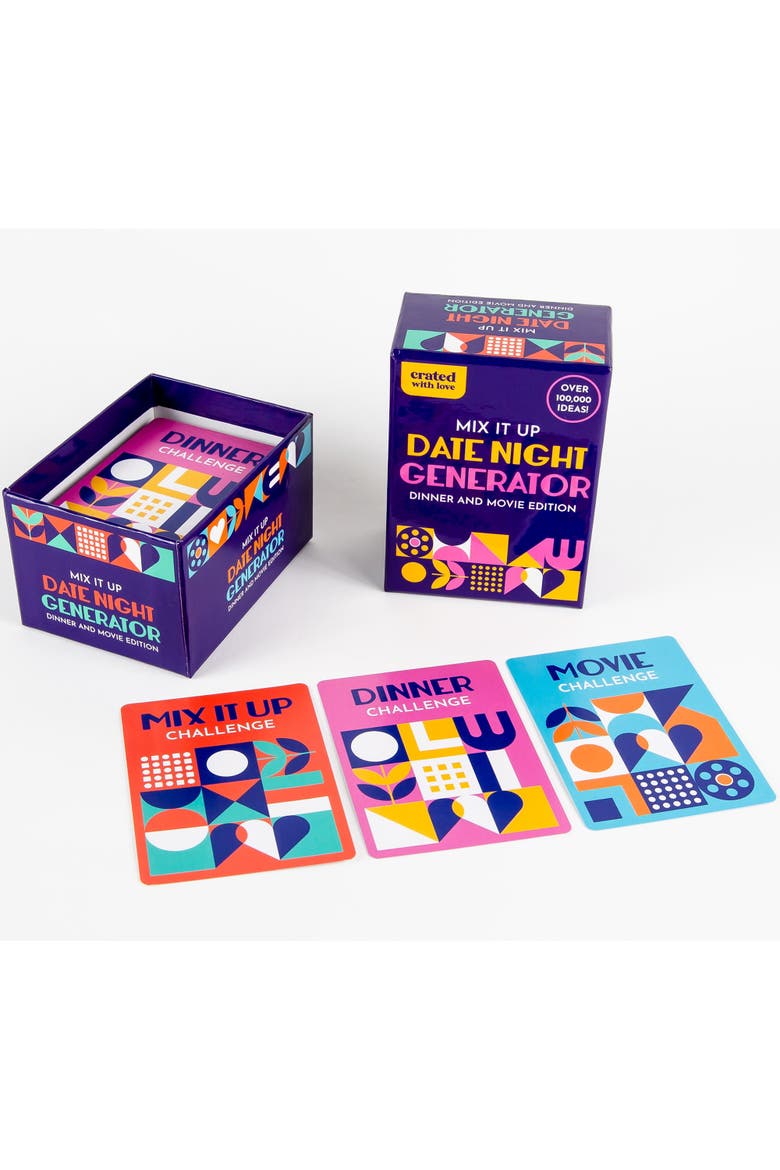 Mix It Up Date Night Generator, Date Night Cards, Alternate, color, Multicolored