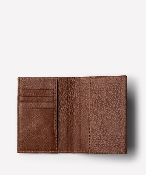 Ghurka Passport Case In Brown