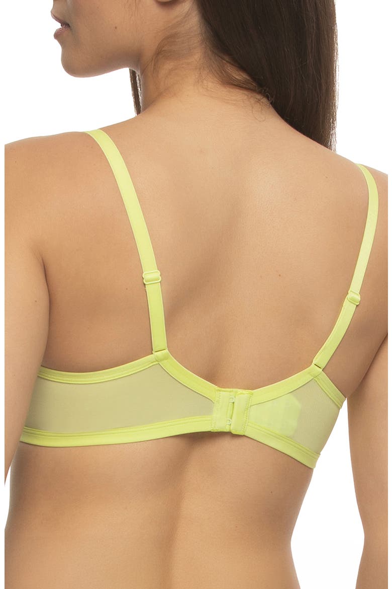 Ethereal Unlined Underwire Bra, Alternate, color, SUNNY LIME
