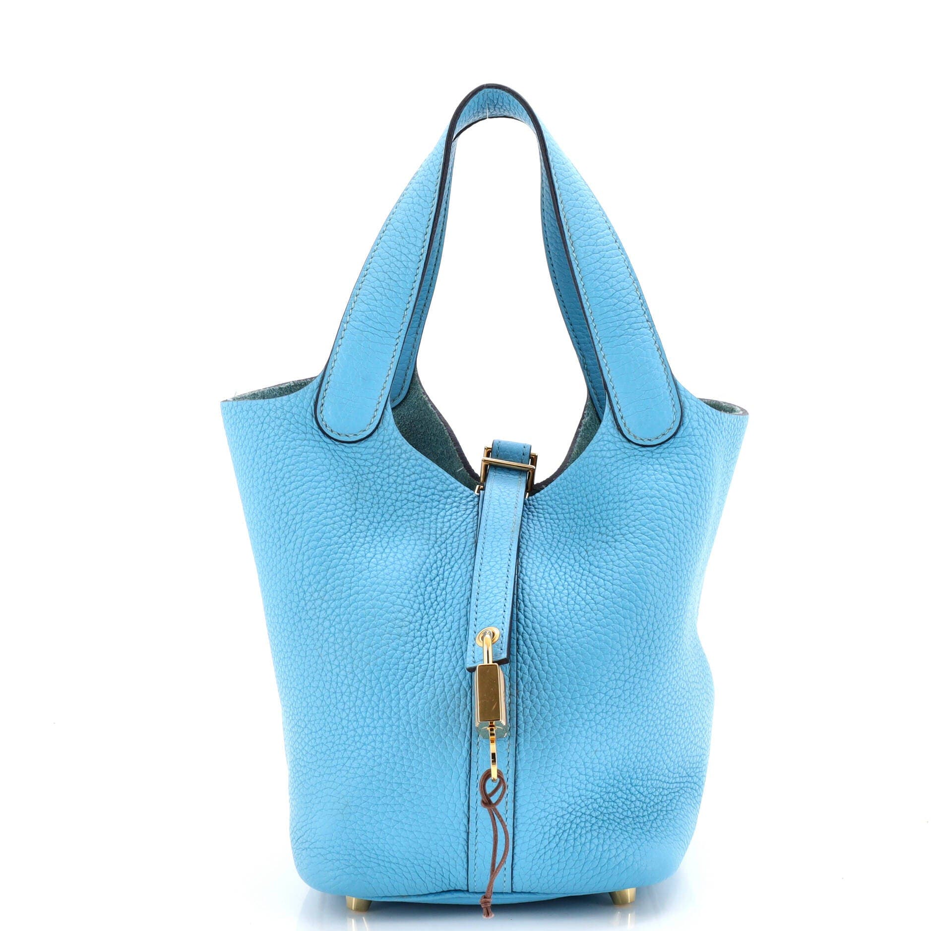 Picotin Lock Bag Clemence PM, Main, color, Blue
