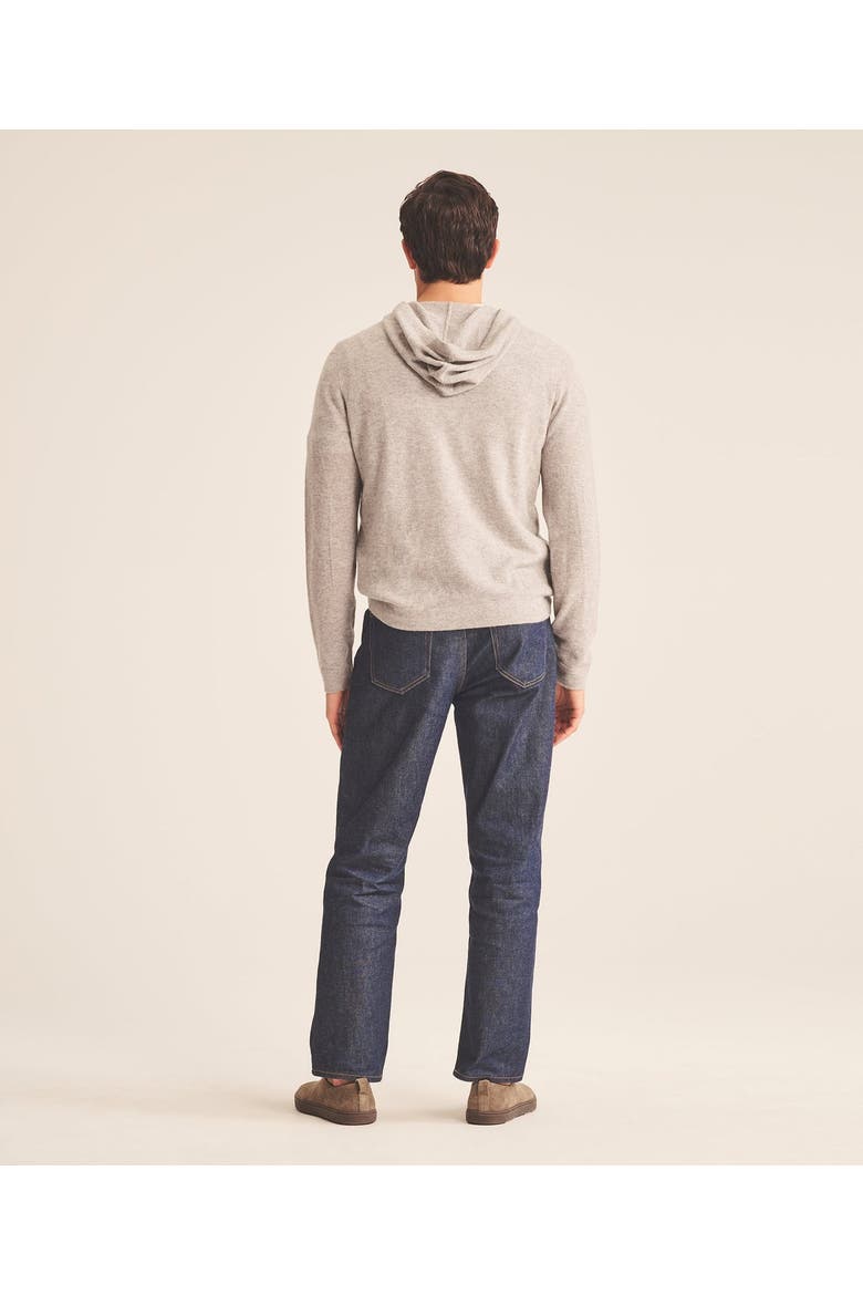 Signature Cashmere Hoodie, Alternate, color, Cement