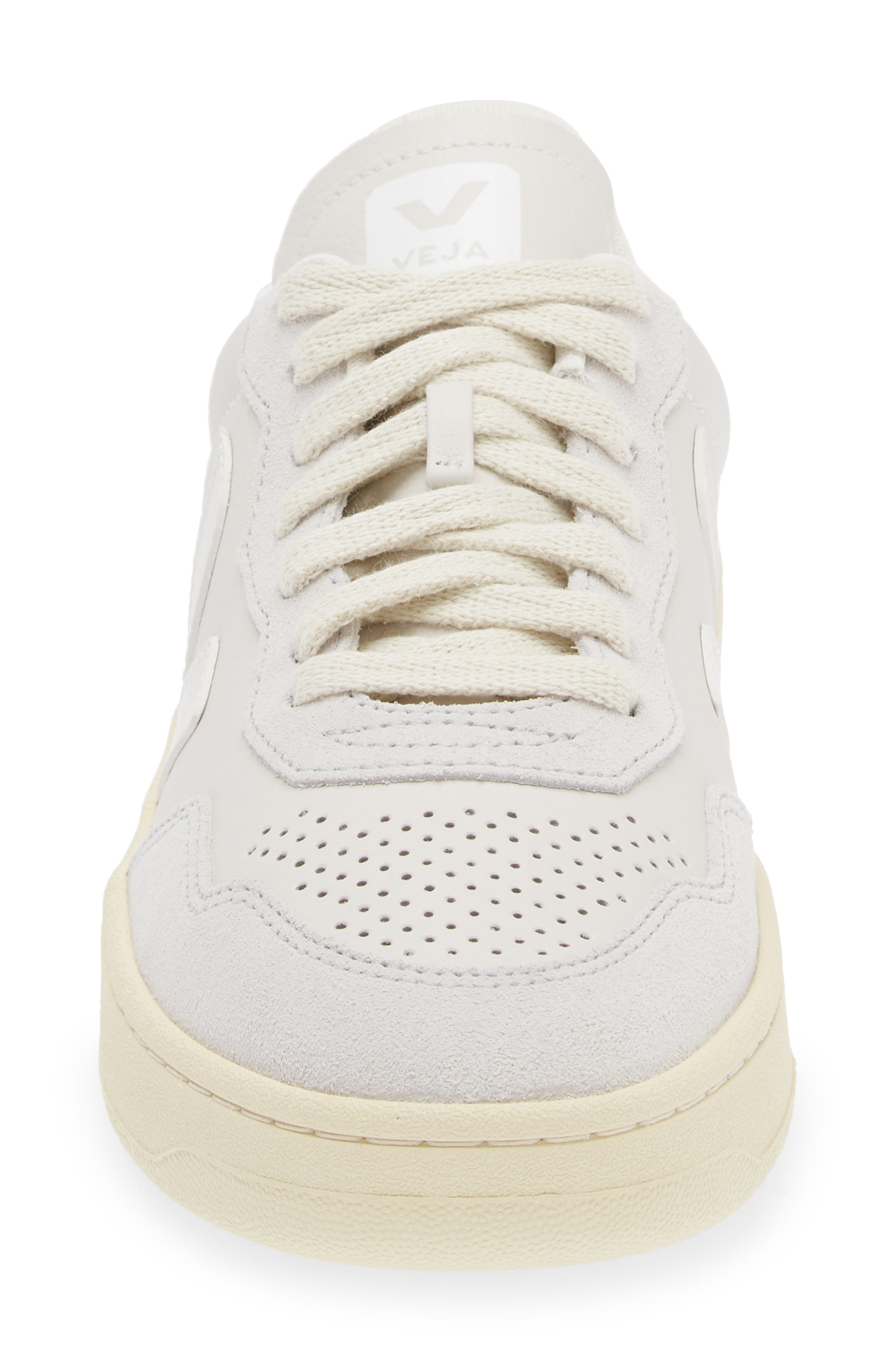 Veja V-90 Leather Sneaker, Alternate, color, 