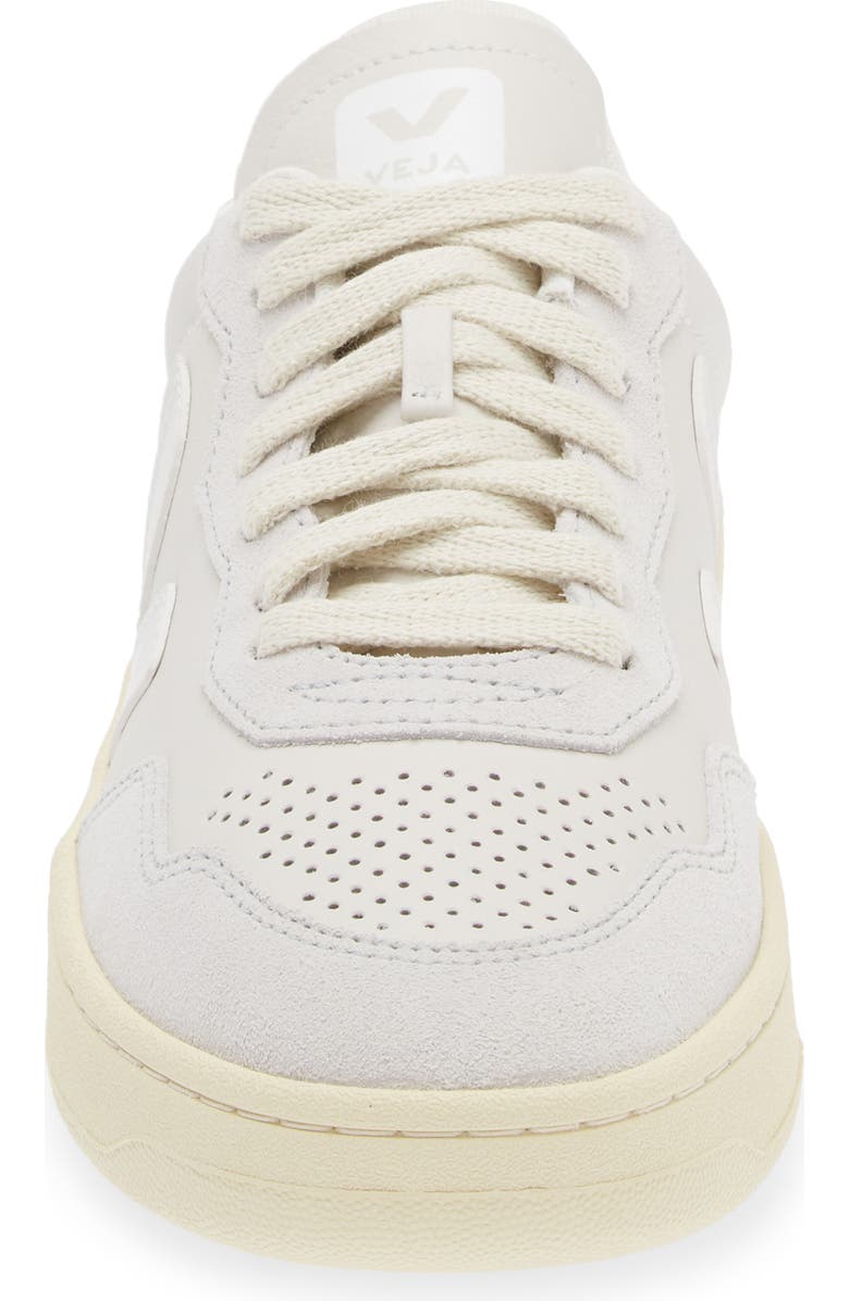 Veja V-90 Leather Sneaker, Alternate, color,
