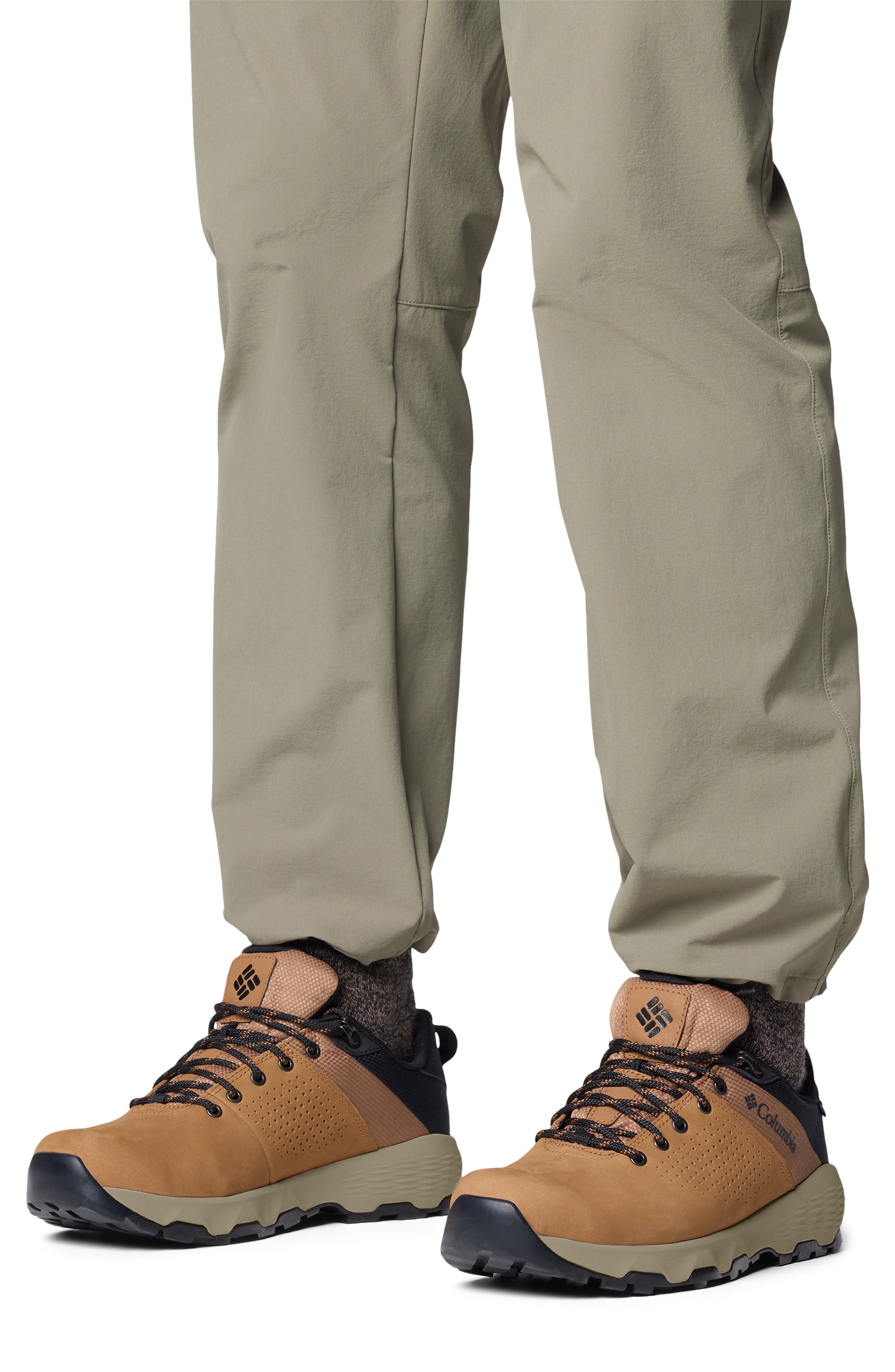 Newton Nimble Waterproof Hiking Sneaker, Alternate, color, ELK/ BLACK
