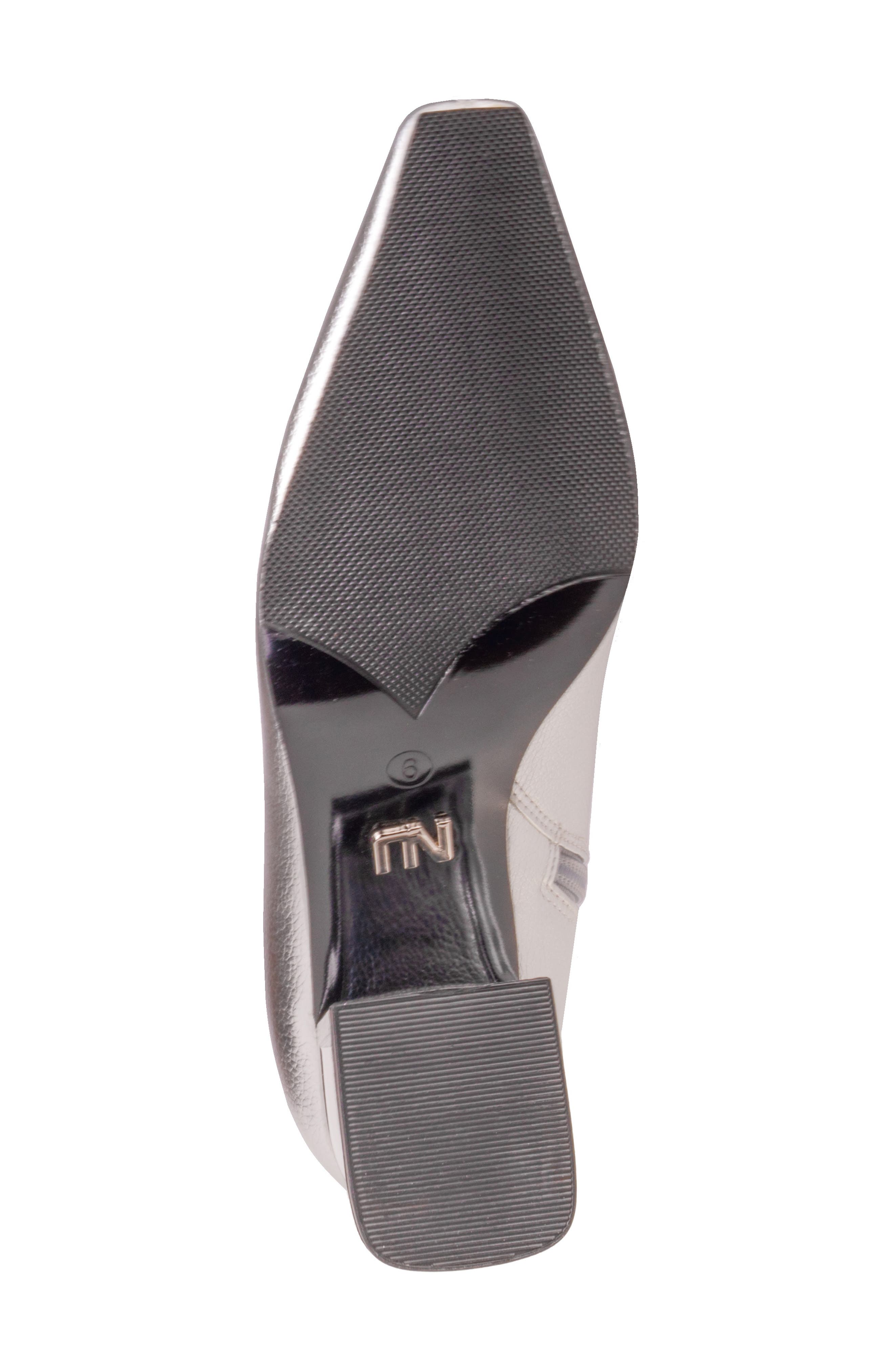 NINETY UNION Brooke Block Heel Boot, Alternate, color, Silver
