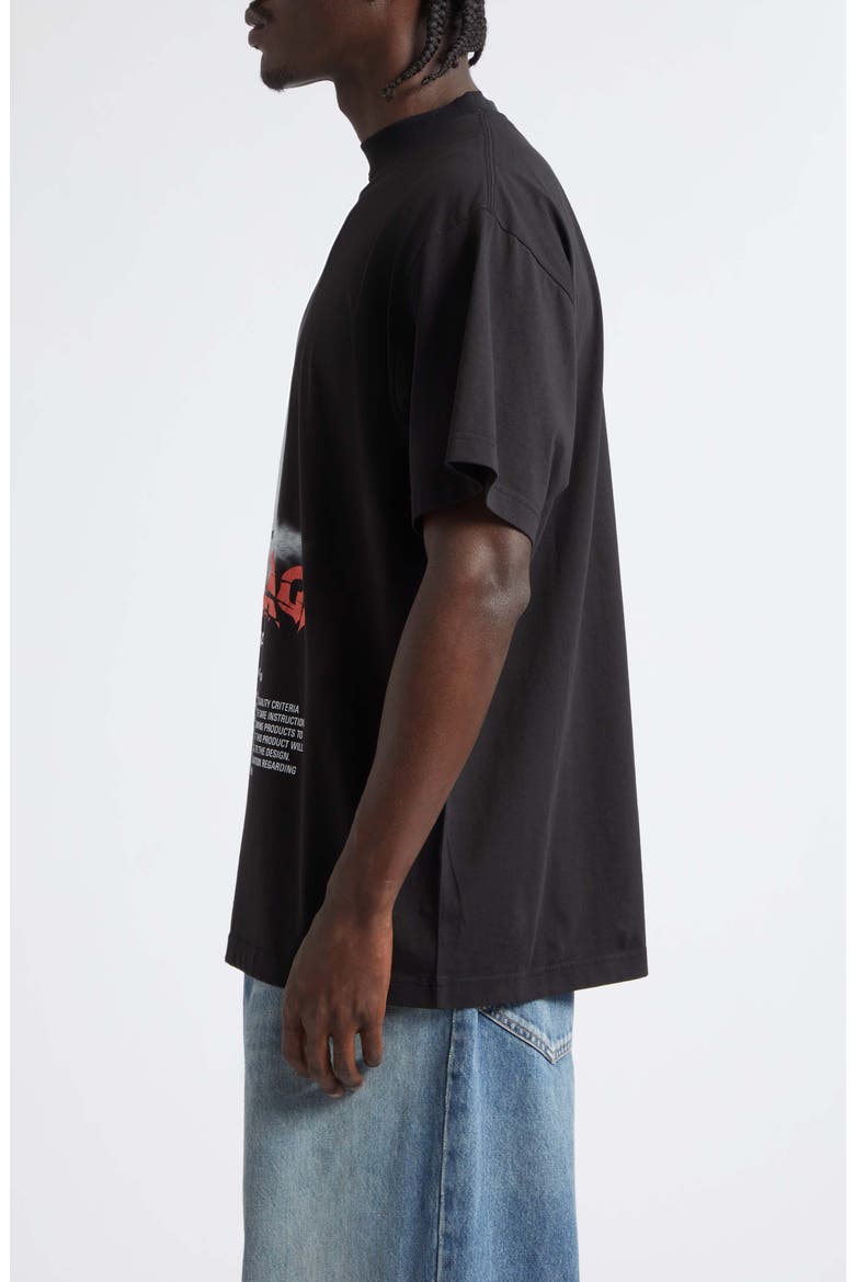 Oversize The Door Graphic T-Shirt, Alternate, color, 1000 BLACK