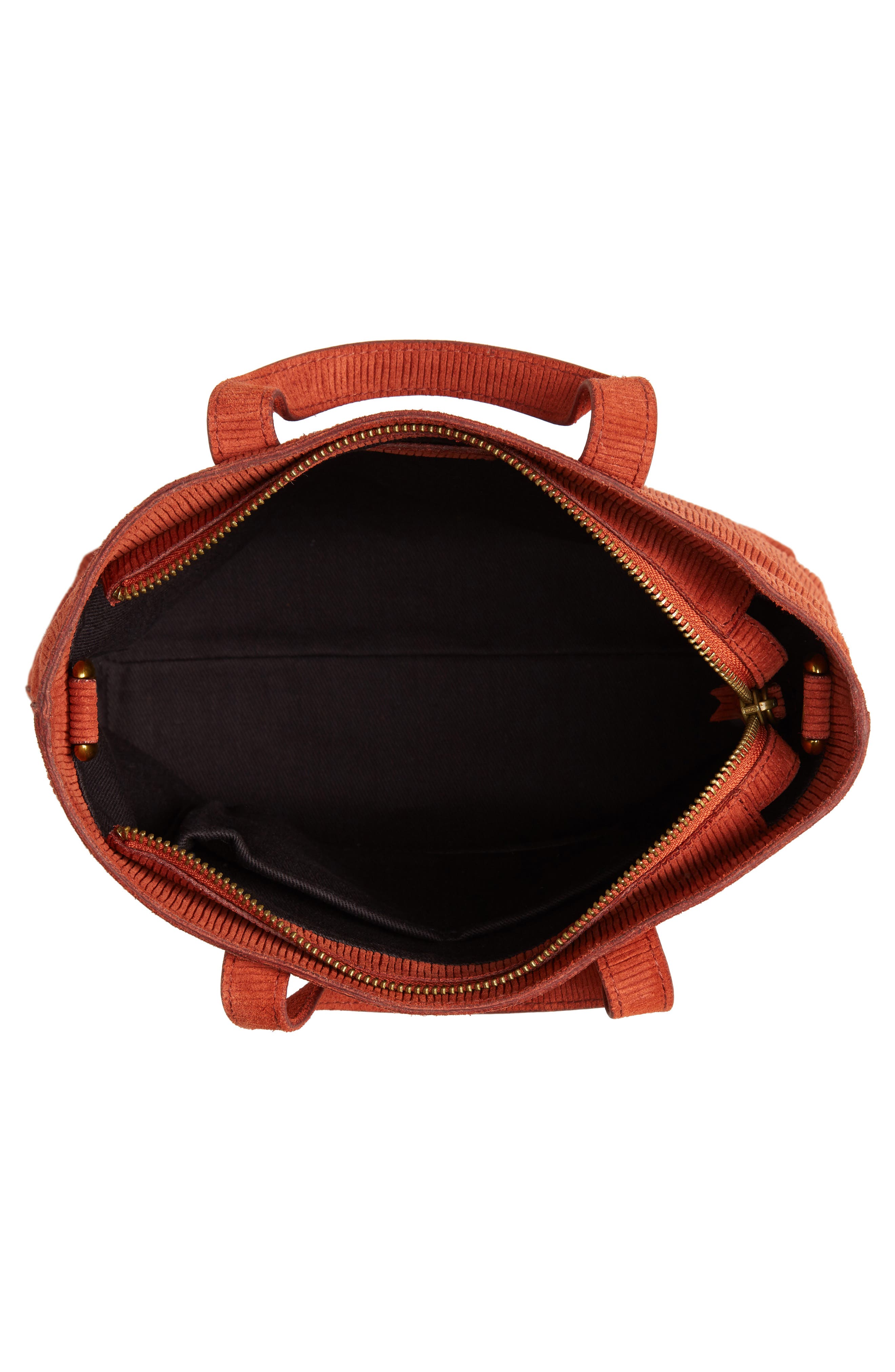 Madewell The Zip-Top Transport Corduroy Suede Crossbody Bag, Alternate, color, 