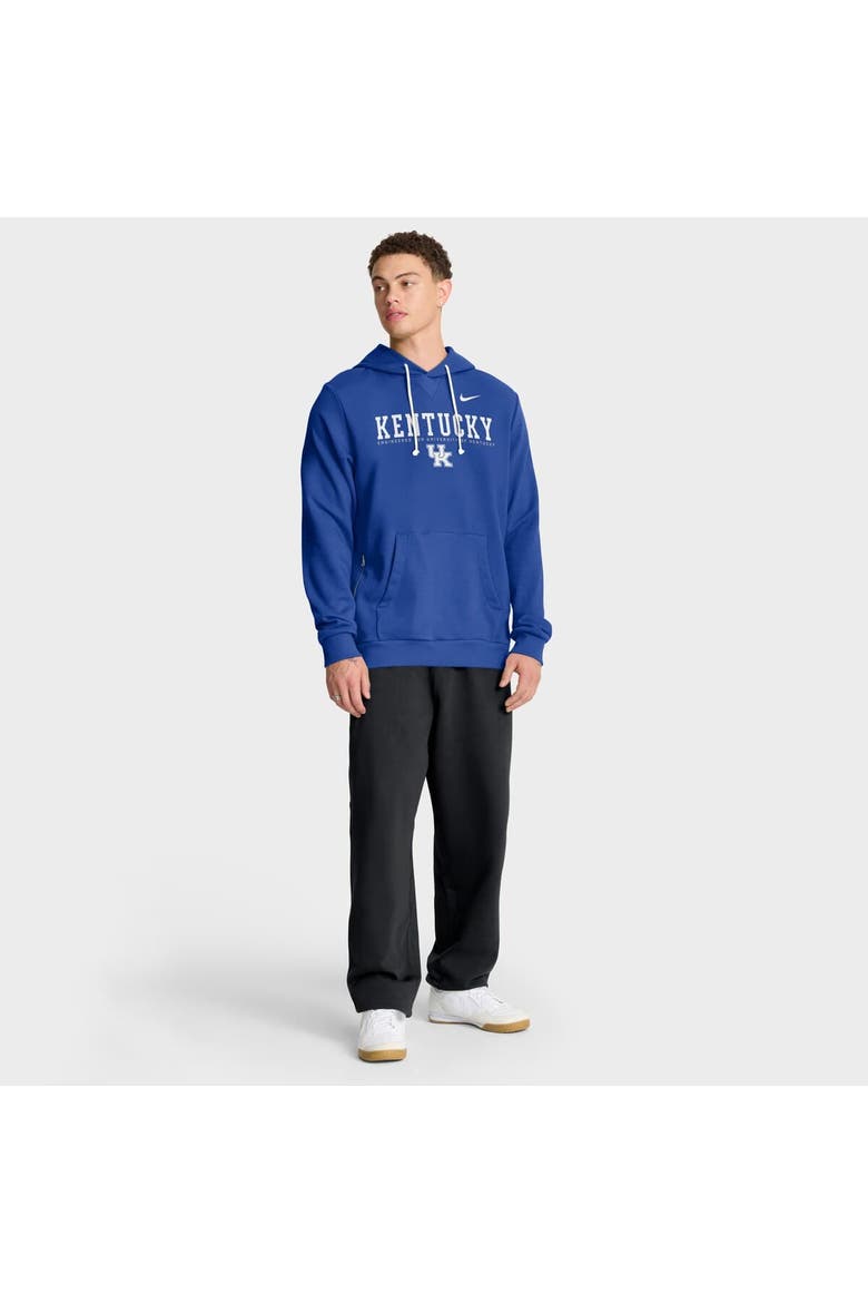 Men's Nike Royal Kentucky Wildcats 2025 Sideline Standard Issue Dri-FIT Hoodie, Alternate, color, Royal