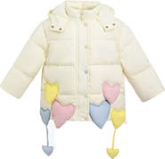 Mimi Tutu Heart Charm Puffer Jacket