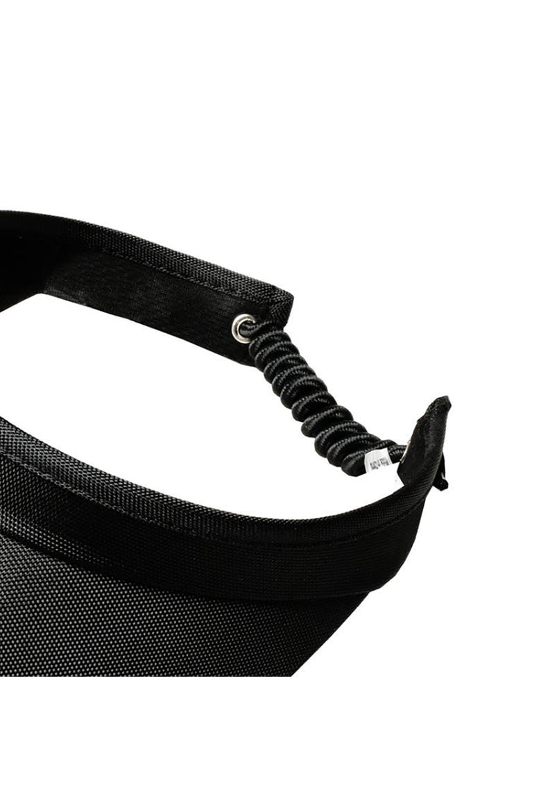 Solid Coil Womens Visor, Alternate, color, Black
