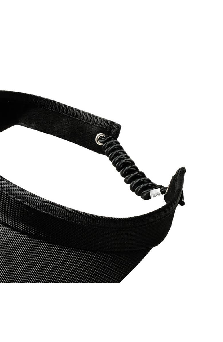 Glove It Solid Coil Womens Visor, Alternate, color, Black