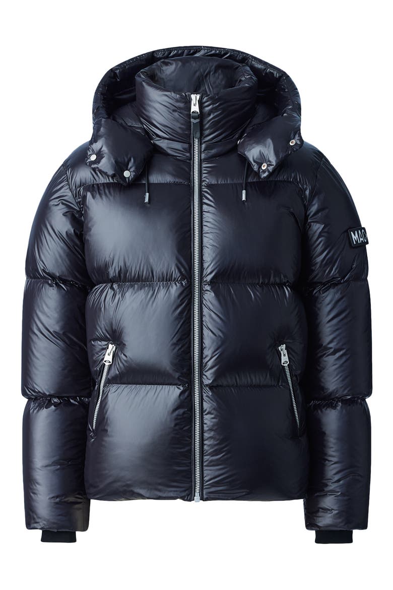 Kent Water Repellent Down Puffer Jacket, Alternate, color, BLACK