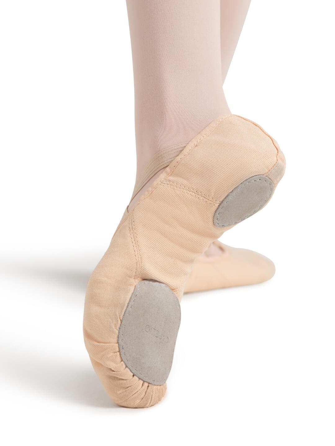 Canvas Juliet Ballet Shoe, Alternate, color, open pink