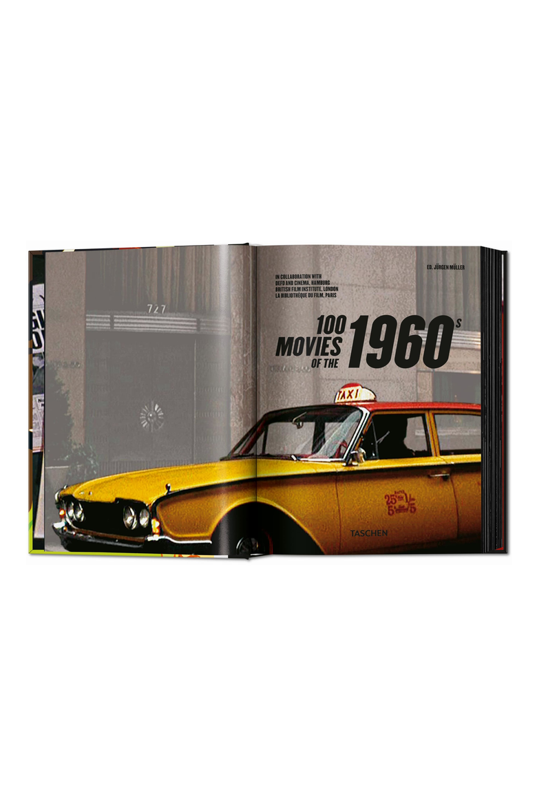 100 Movies of the 1960s Book, Alternate, color, Orange