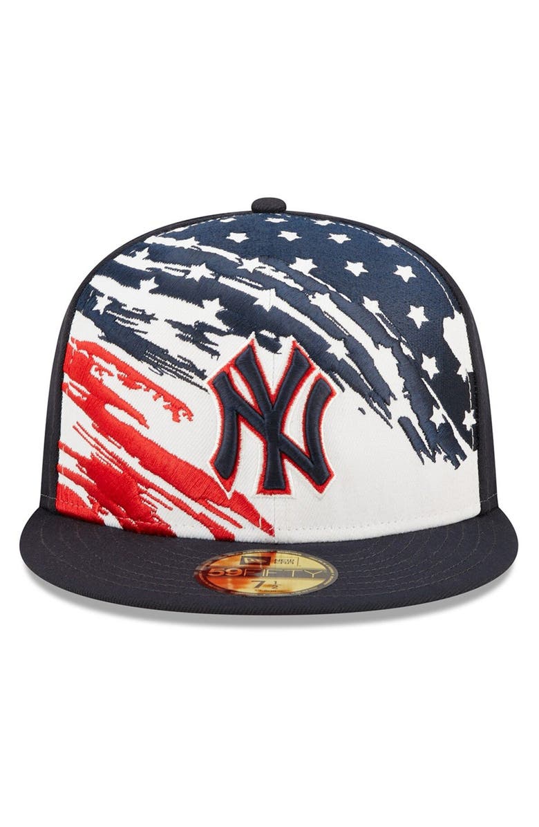 New Era Men's New Era Navy New York Yankees 2022 4th of July On-Field 59FIFTY Fitted Hat, Alternate, color, 