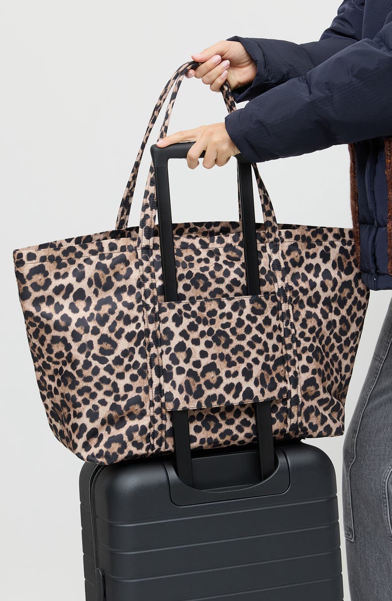 Loeffler Randall Dina Leopard Print Tote, Alternate, color, Brushed Leopard