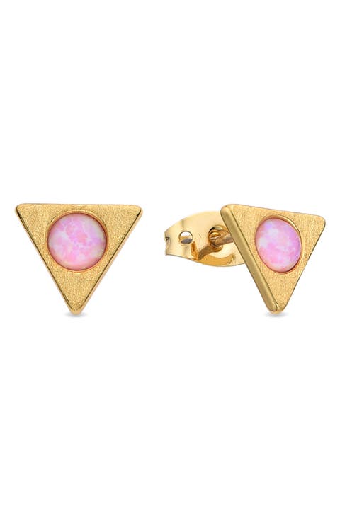 Triangle Stud Earrings
