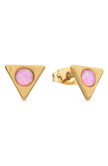 Eye Candy Los Angeles Triangle Stud Earrings