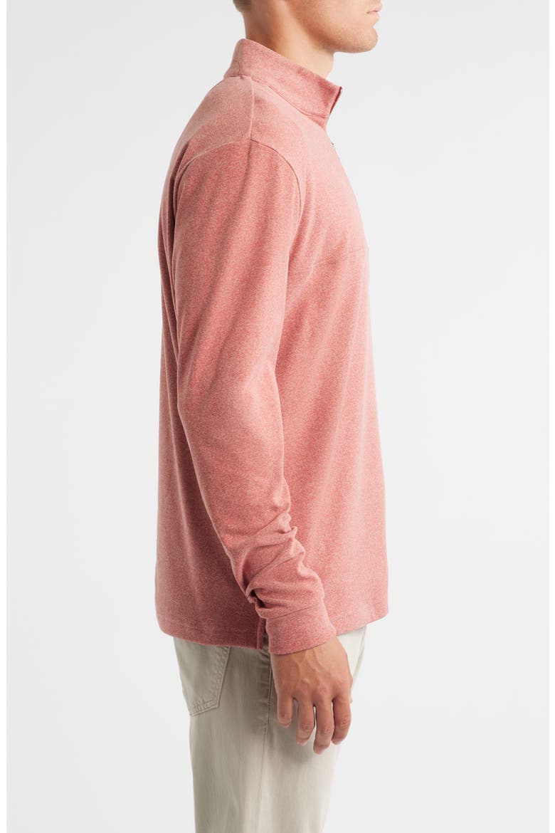 Mikey Quarter Zip Pullover, Alternate, color, BRICK