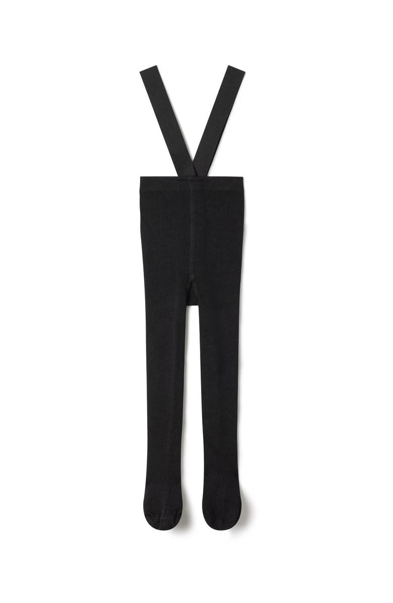 Peek a boo Boy Knit Overall Elastic Strap Footless Overall, Main, color, Black