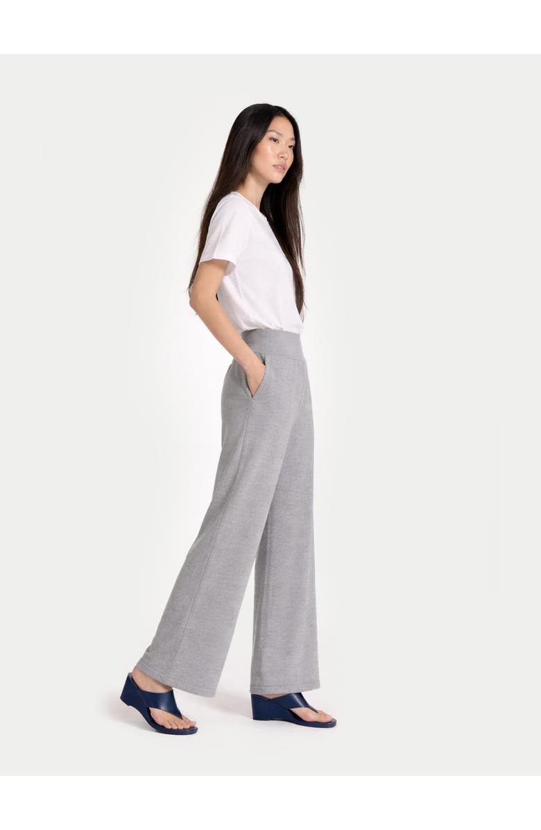 GOBI Mongolian Cashmere Wide-Leg Cashmere Pants, Alternate, color, High Rise