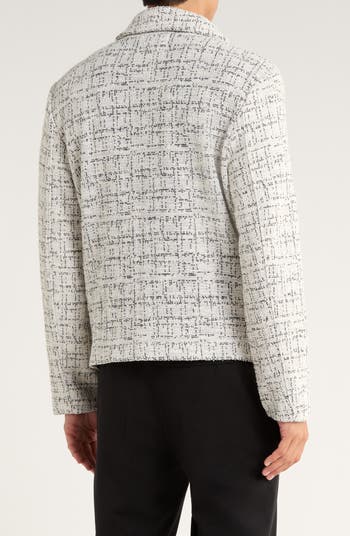 Textured Knit Zip Jacket