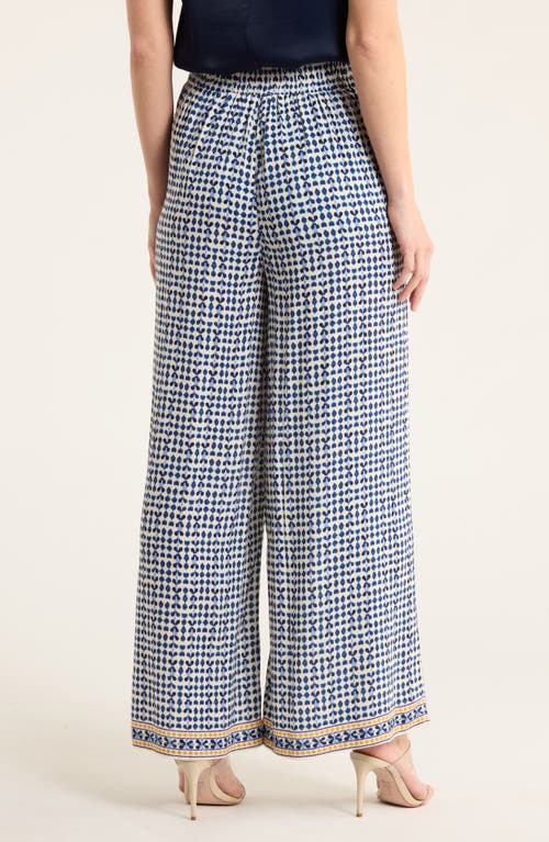Max Studio Crop Wide Leg Pants In Multi