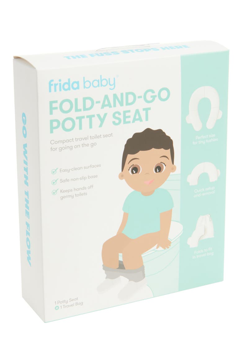 Fold & Go Potty Seat, Alternate, color, WHITE