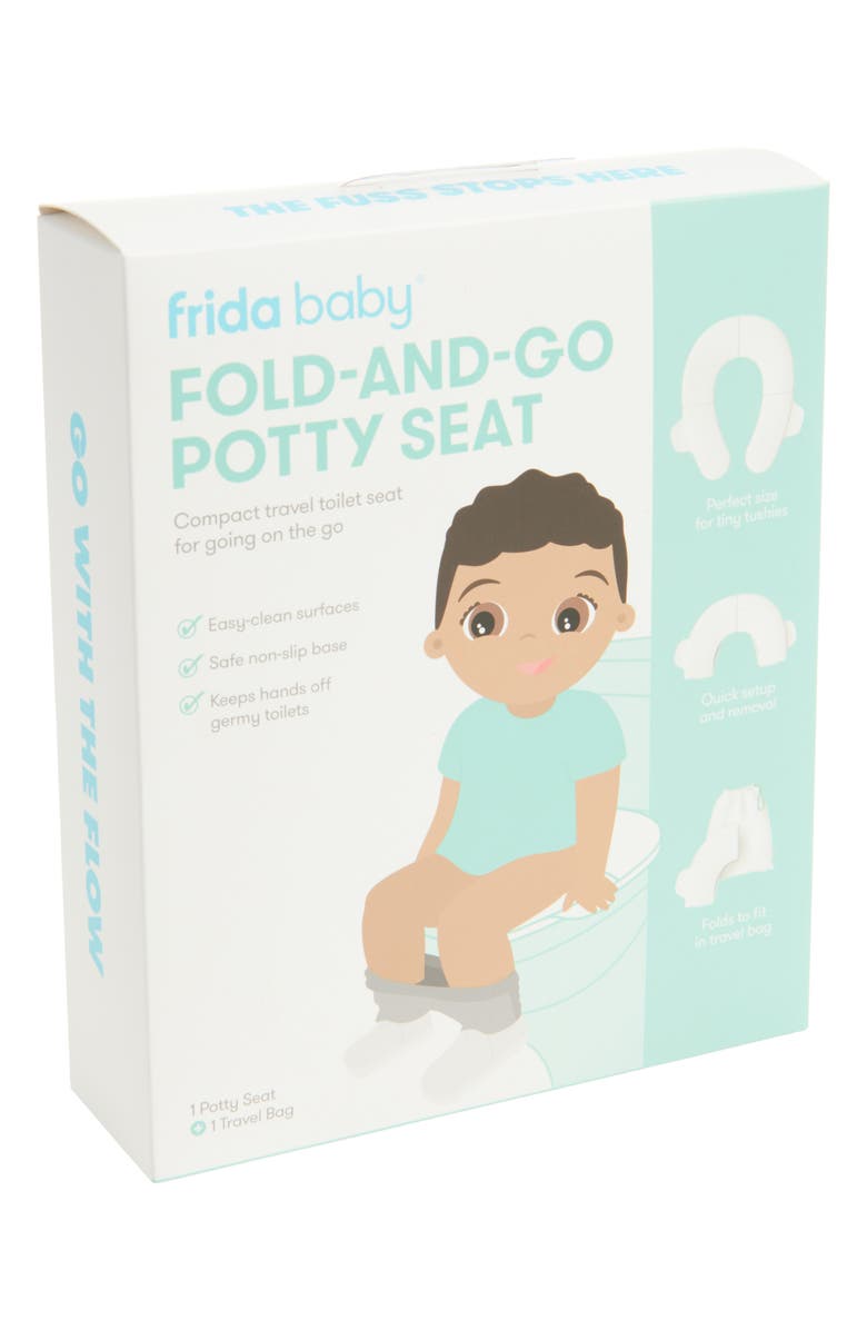 Fridababy Fold & Go Potty Seat, Main, color, White
