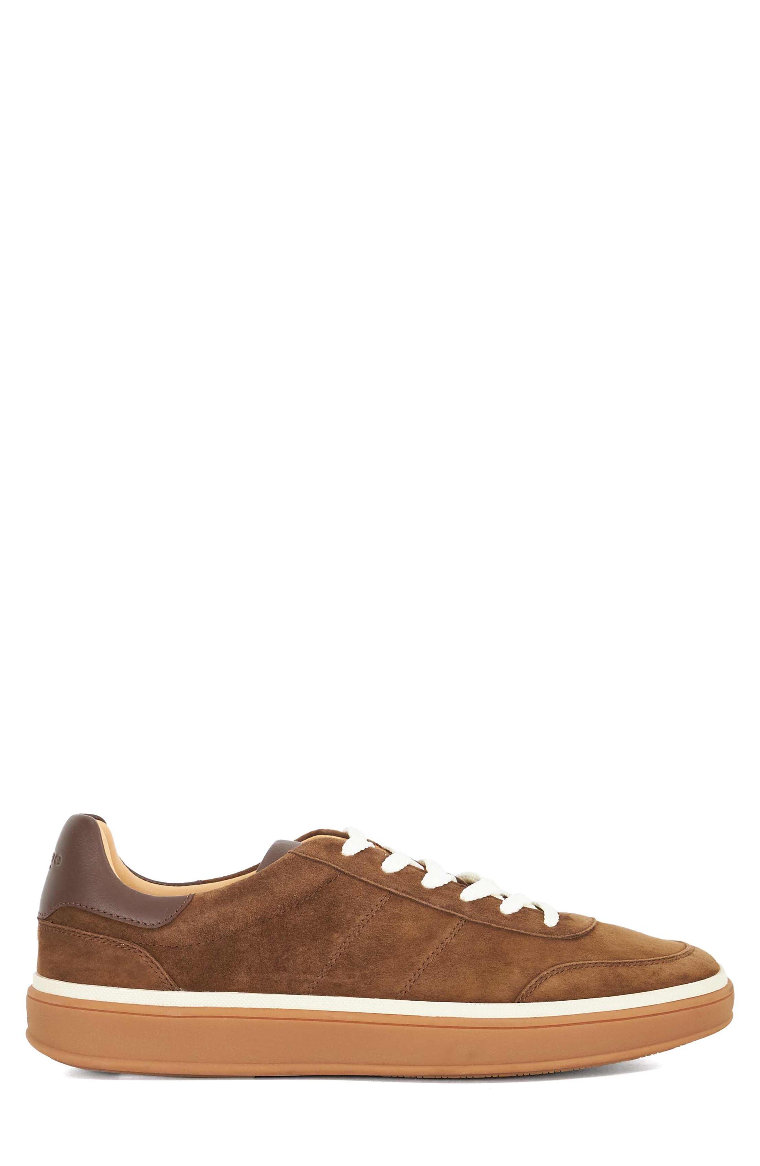 Tony Suede Low Top Sneaker, Alternate, color, BROWN