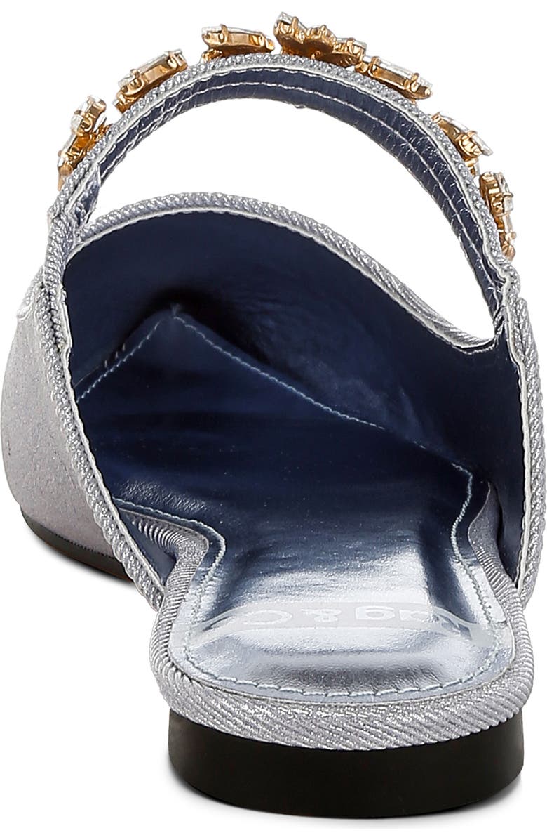 Rag & Co Magnum Crystal Strap Mule, Alternate, color, Lilac