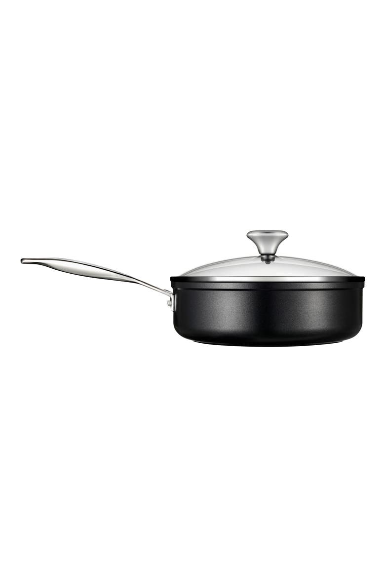 3.5-Quart Toughened Nonstick PRO Sauté Pan, Alternate, color, BLACK