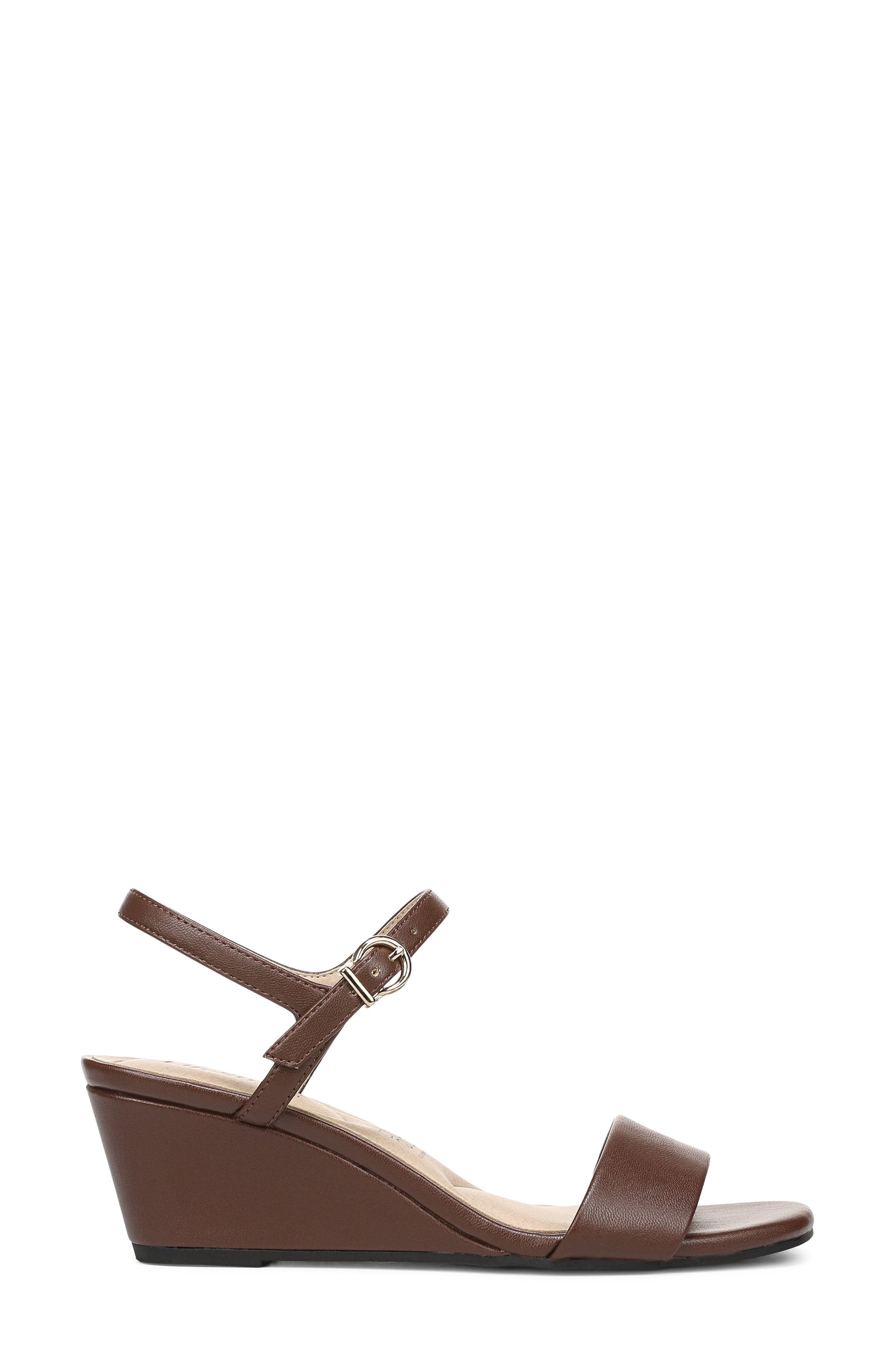 Sawyer Slingback Wedge Sandal, Alternate, color, COCOA BROWN