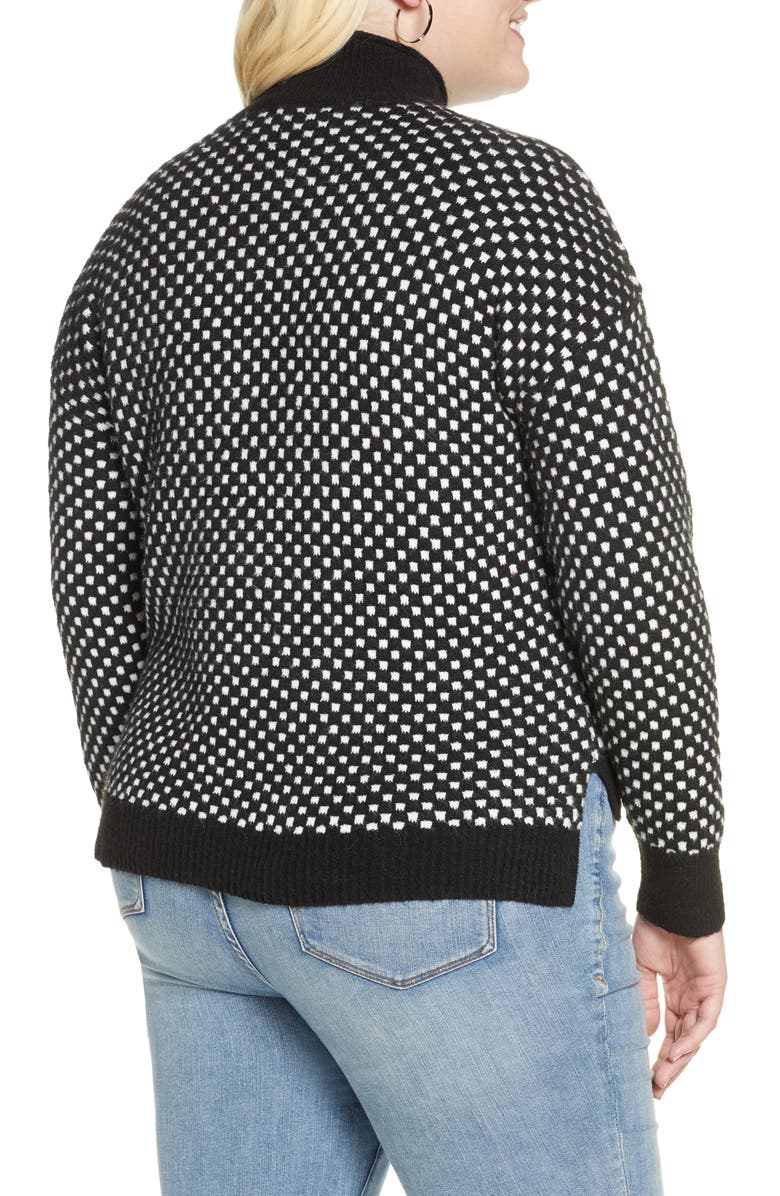 BP. Check Mock Neck Sweater, Alternate, color, 