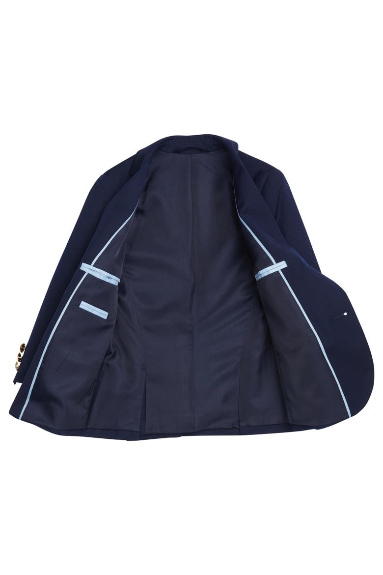 Kids' Classic Wool Blazer, Alternate, color, Navy