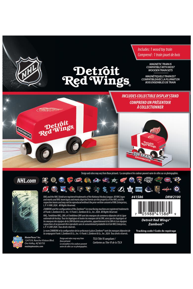 Detroit Red Wings Zamboni Train Engine, Alternate, color, Multicolor